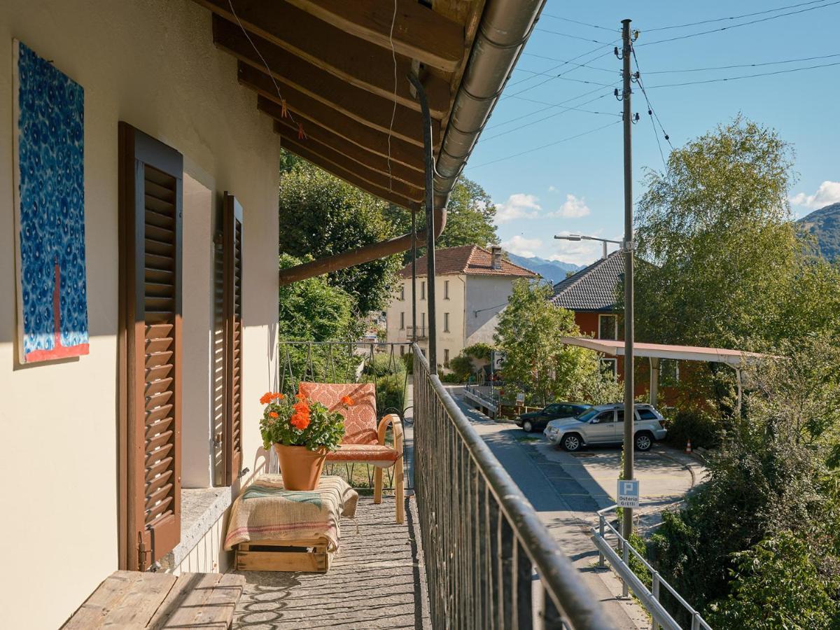 Osteria Gruetli Con Alloggio Borgnone Экстерьер фото