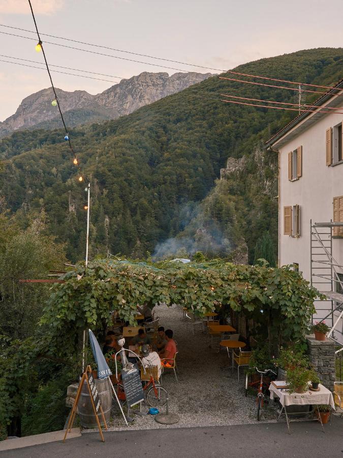 Osteria Gruetli Con Alloggio Borgnone Экстерьер фото