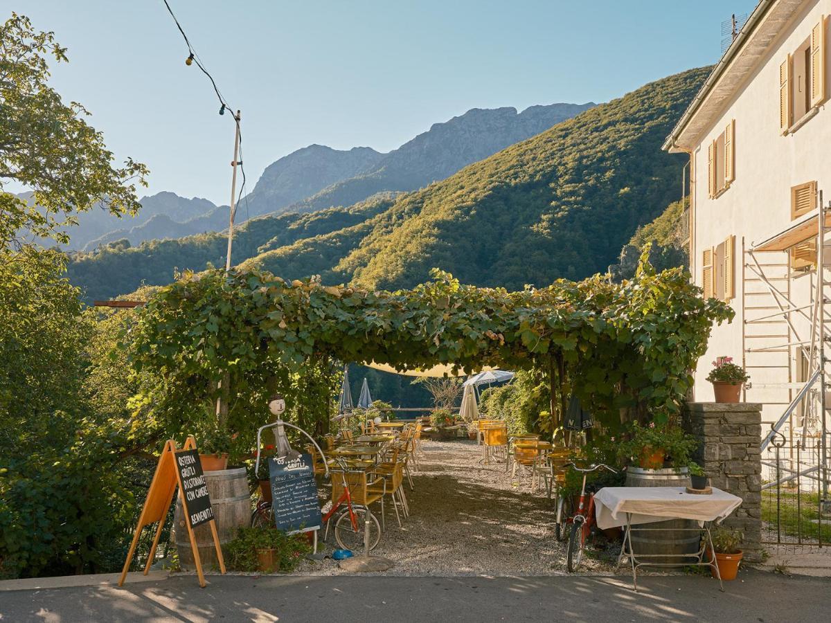 Osteria Gruetli Con Alloggio Borgnone Экстерьер фото